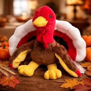 Vintage Large Ty Beanie Buddy 1999 Gobbles Retired